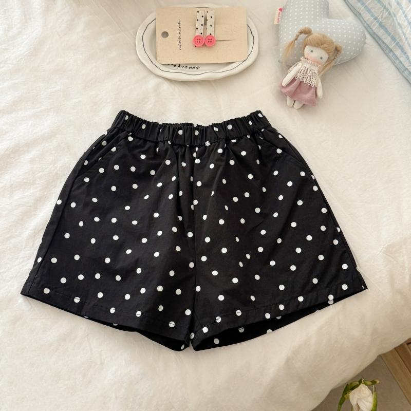 

Summer Girls Shorts Baby Cute Heart Print Short Pants Cute Sweet Kids Girls Cotton Shorts Children Casual Pants 140 чорний