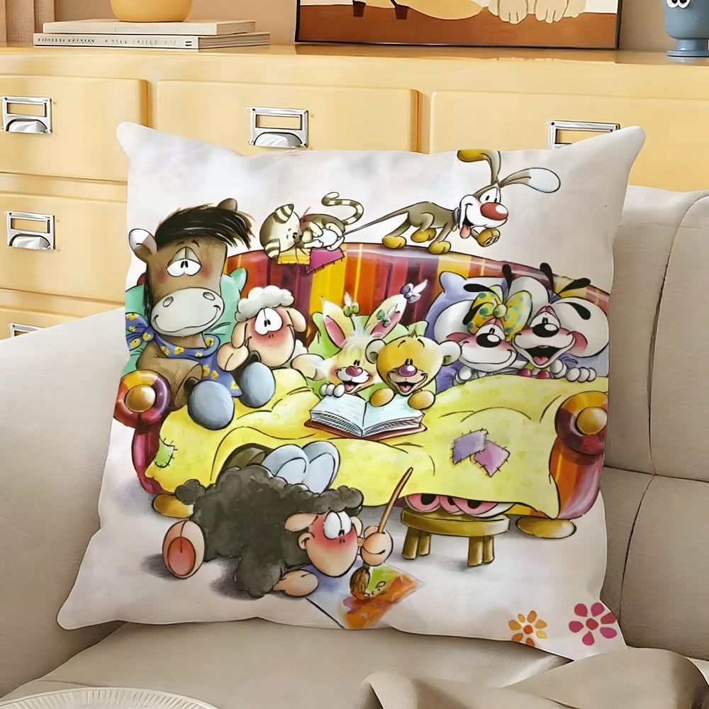 

DDiddl Cushion Cover Soft Durable Reversible Pillow Cover Home Car MultiScene Daily Comfort Pillowcase 30X30cm