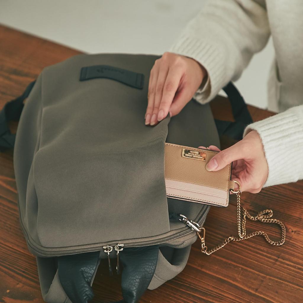 Players Spondish Backpack Mini 91211507 Women's Backpack 91211507B Mocha, Approximately 28cm Wide x 34cm Long x 12cm Deep