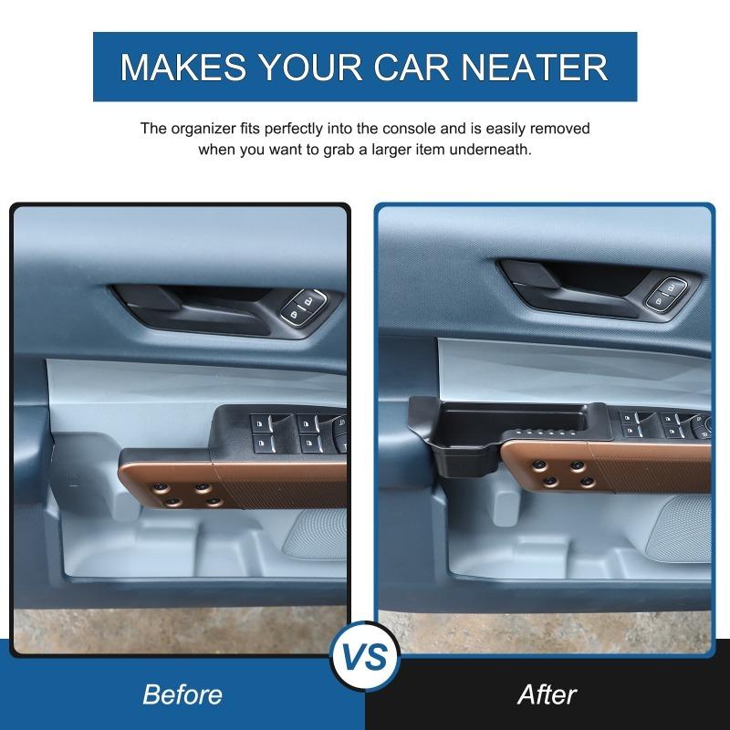 Door Side Storage Ert Organizer Box For Ford Maverick +, Car Interior Door Storage Container Auto Accessories