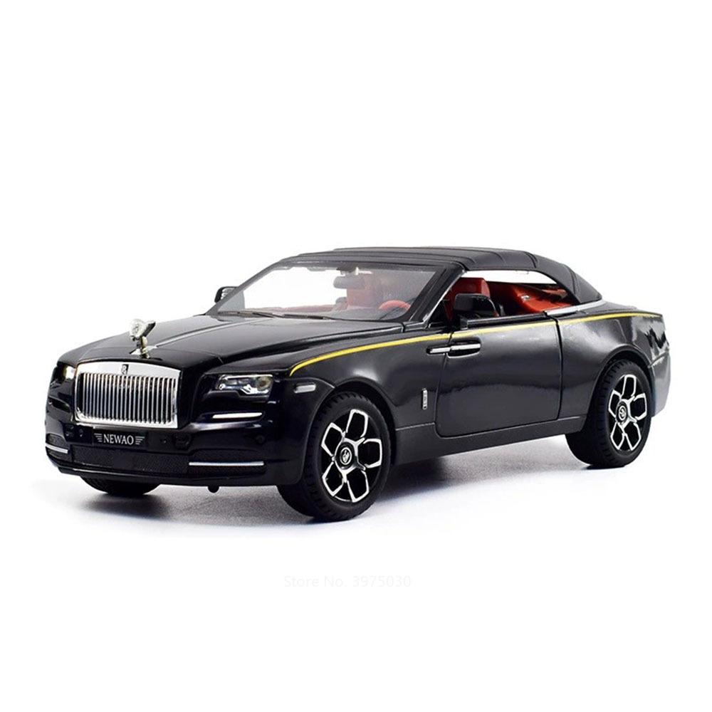 1:24 Rolls Royce Dawn Cullinan Mansory Model Speelgoedauto Terugtrekken Openklapbare Vrachtwagen Miniatuur Voertuigen Attent Cadeau Voor Verjaardagen