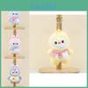 Chaveiro de Pelúcia Pinguim de Desenho Animado Adorável Coelho Urso Animal Brinquedo Ornamento