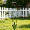 Garden Stake Decor Metal Carnivorous Plant Handmade Rainproof Yard Sculpture for Oversized Flower Beds Patios Planters Rustproof Unique Quirky Gift