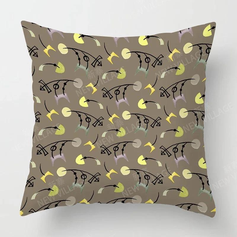 

Декор для дома в стиле скандинавской осени осенняя наволочка для дивана Чехол для подушки современный 45x45см 45*45 50x50 60x60см 40*40 40x40 геометрия 60*60 12x12Inch