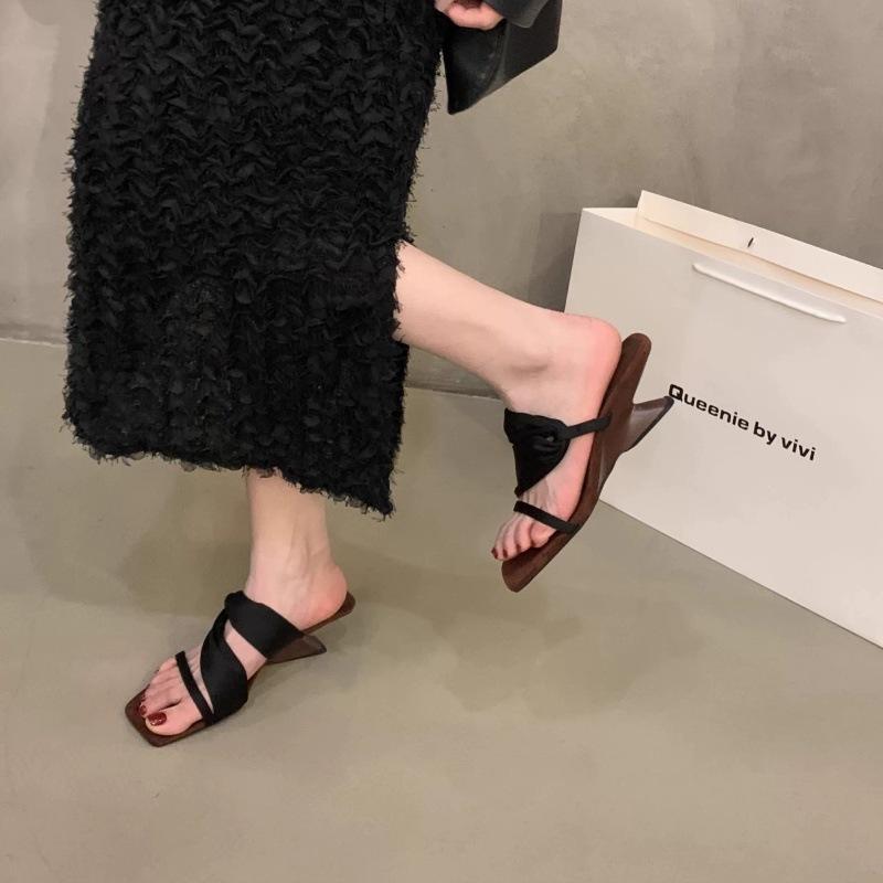 Fashion Chic French Two - Way Strap Sandals | Retro & Elegant, Perfect for Summer Daily & Commute