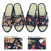 Tatami Made in Tatami Rush Grass Indigo Vegetable L [Takeharu] Women's Slippers, Japan, Slippers, Dye/E (480)