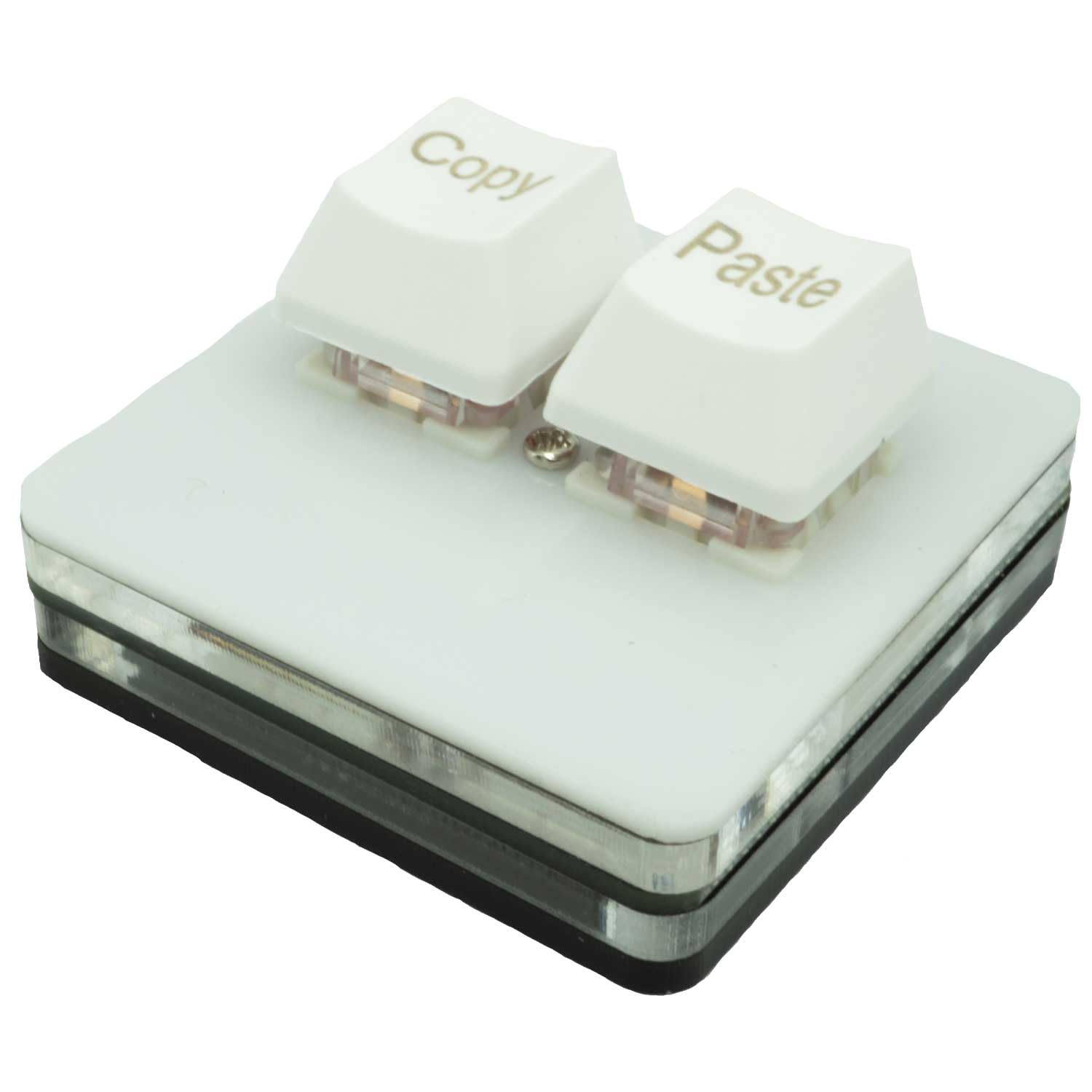 

SSA Service Red Axis 2 Macro Keys Mechanical Keyboard Kopipekun Series One Hand Hand LED Equipped Shortcut Copy/Paste SU2-MKCV (White) білий