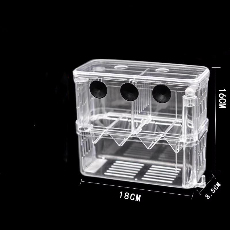 Peacock Fish Breeding Box Fish Aquarium Acrylic Isolation Box Fish Tank Hatchery Incubator Breeder Box Aquarium Supplies