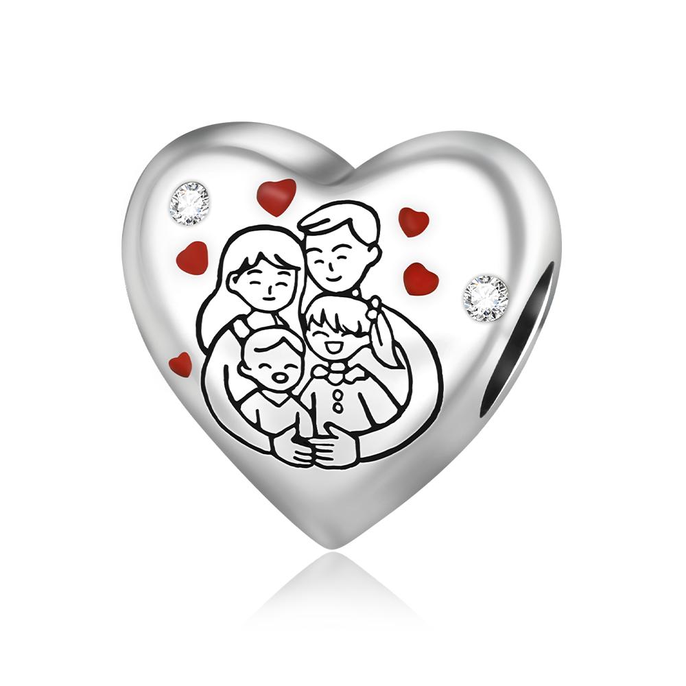 

Girl Metal Love Declaration Couple Pendant Proposal Ring Beads Ideal for Original Bangle Exquisite Wedding Pendant Gift Elegant Fashion Beautiful