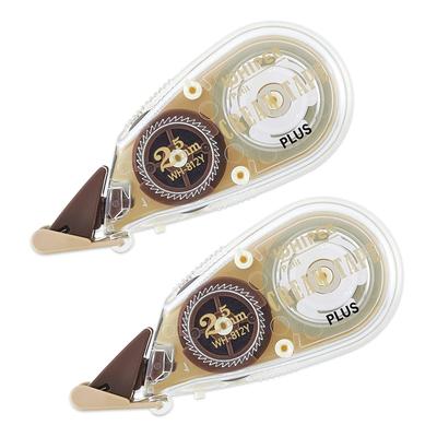 Plus Correction Tape Whiper Petit Cream Tape [All 4 Sizes] Pack of 2