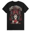 Bad Omens Band Metal Core Rock Amerikansk Retro Casual Lös Tryck Herr- och Dam Bomulls Kortärmad T-shirt Sommar
