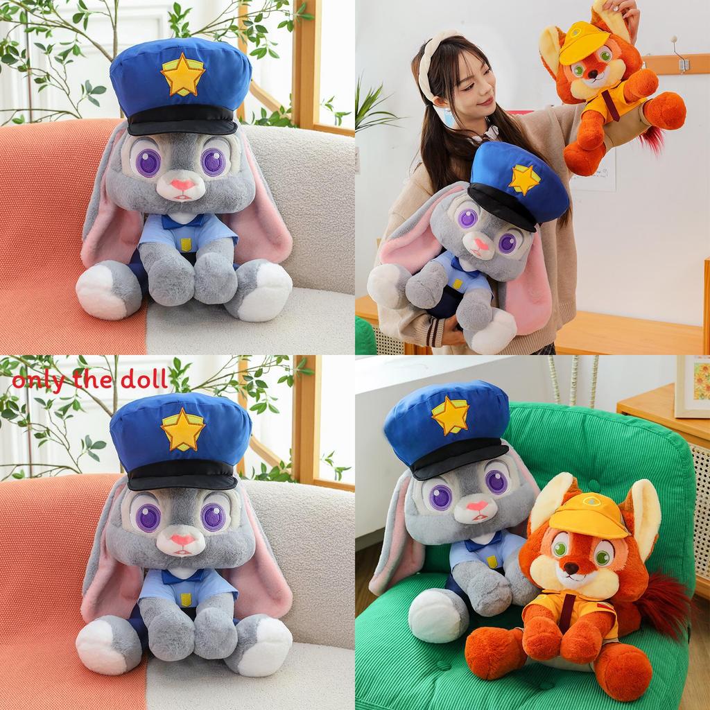 Tier Plüschtier Judy Nick Zootopia Weiches Kissen für Kinder und Mädchen