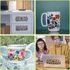 PVC DIY Heat Transfer Paper for UV Sublimation Cup Flower 110x240mm 10 style 1pc/style 10pcs/set