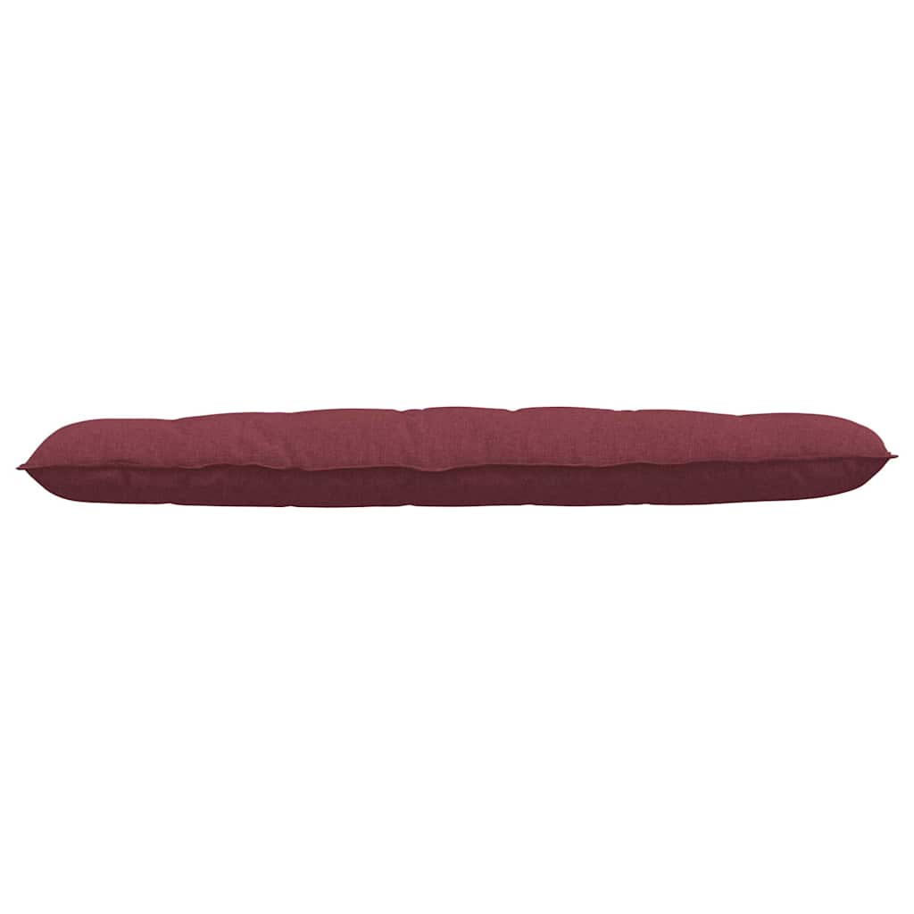Back Cushion Burgundy Red 180 X 19 X 50 Cm Fabric
