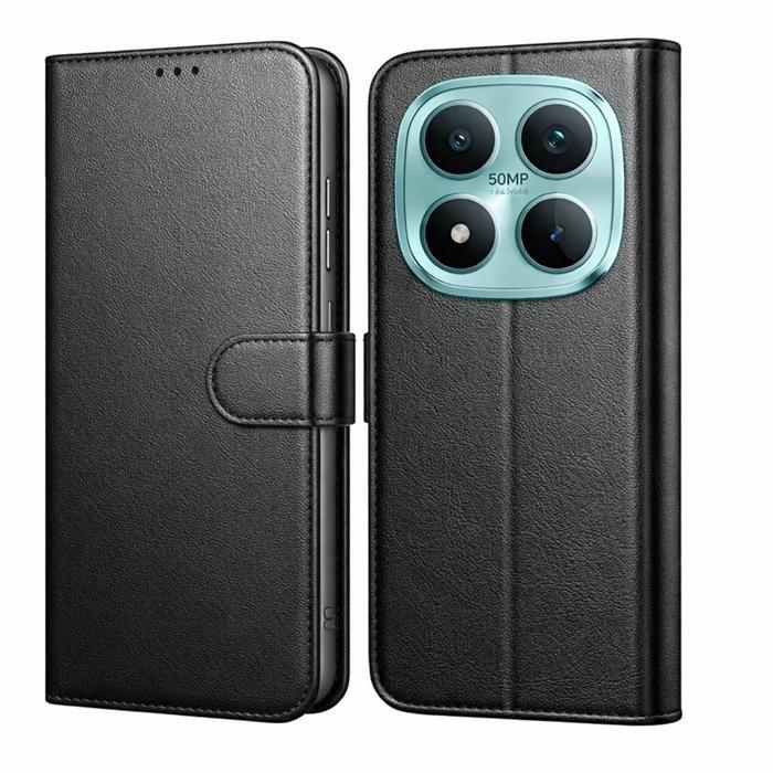 Custodia per Xiaomi Poco M8 PRO 5G - Portafoglio Nero a Libro con Chiusura Magnetica Porta Carte Phonillico®