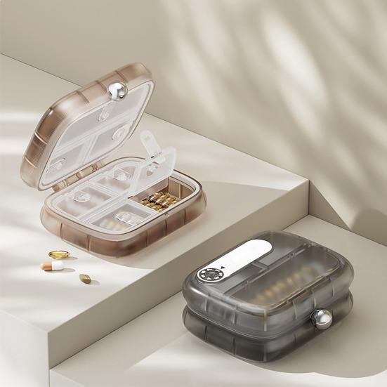 Weekly Pill Organizer Box Portable 7-Day Pill Box Sealed Mini Pill Case