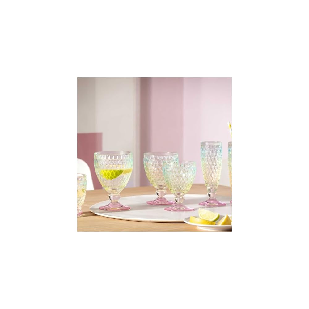[Imported] Villeroy Boch Boston Wine Glass, Pearl, Approx. Diameter 8cm x Height 12cm, Capacity