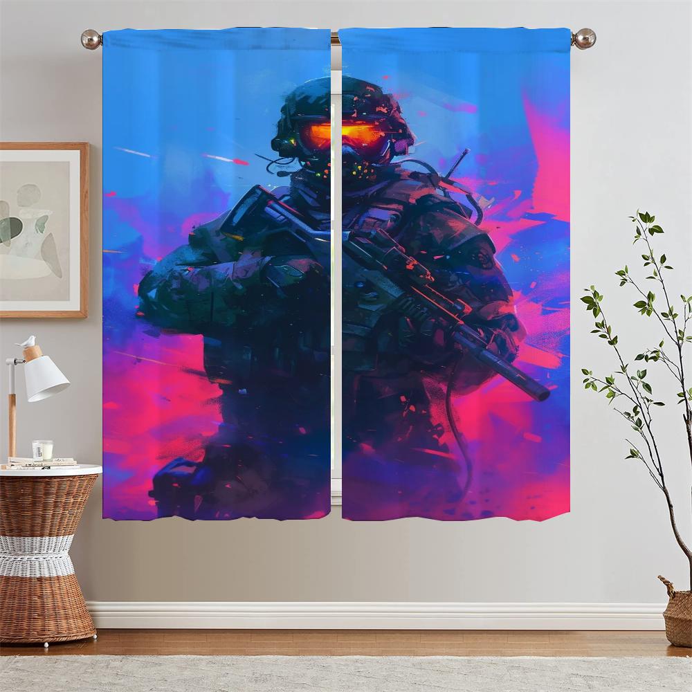 

Cos Пиратские шторы для спальни, затемняющие шторы для гостиной, таможенная бесплатная доставка, товары, подхваты для штор из бисера, оконные шторы, домашняя страница W50xH70cmx2pcs-CL