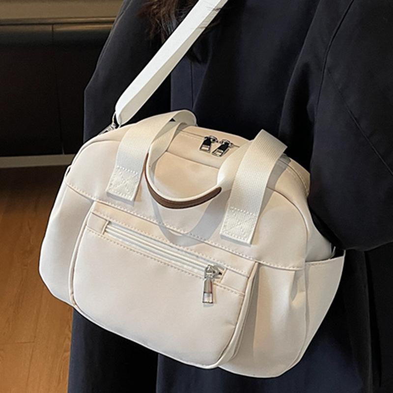 Casual Women's Shoulder Bag 2025 Autumn New Fashion Trend Cloth Bag Lightweight Multi-pocket Portable Messenger Bag