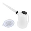 5L Oil Jugs Automotive Fluid Dispenser with Spout Lid & Caps Strong Plastic Container Upgrades for Motorcycle Truck Car