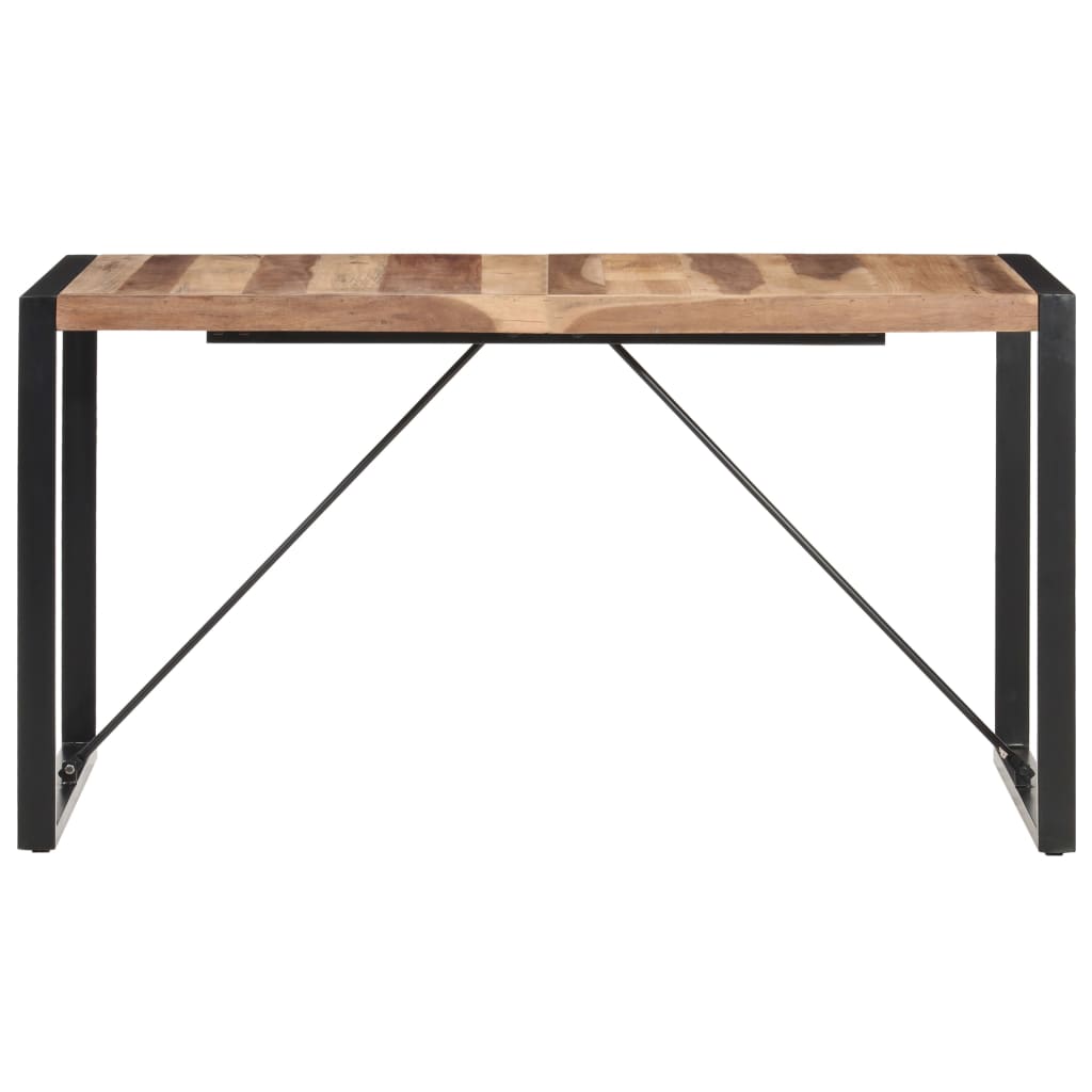 Dining Table 140 x 70 x 75 cm Solid Wood