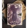 Cat Notebook Diary Vintage Gifts for Men Women Blank Spell Book of Shadows