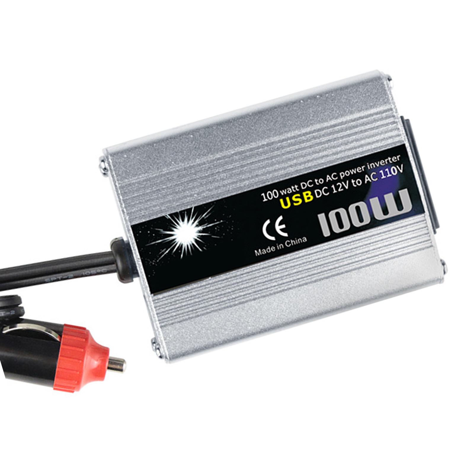 

12V 24V Vehicle Car Power Inverter with LCD Screen and USB Charging Ports for Voltage Power Display Safety Protections