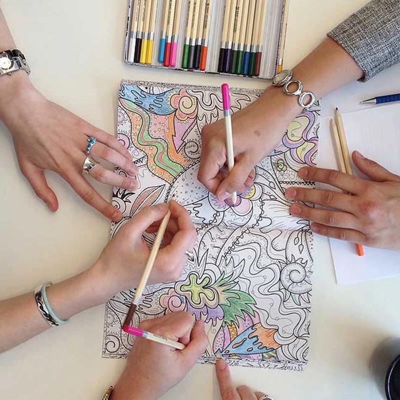 Secret Garden Coloring Book: Stress Relief and Creative Doodle for Adults and Children