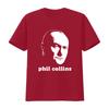 PHIL COLLINS T-shirt con Artwork vintage Lavata Comoda Alla Moda Leggermente Scollata Per L'Uso Quotidiano abbigliamento firmato moda grafica