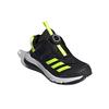 adidas Activefle Boa Abrasion Resistant Low Top Running Shoes Black Green Kids' FY0280