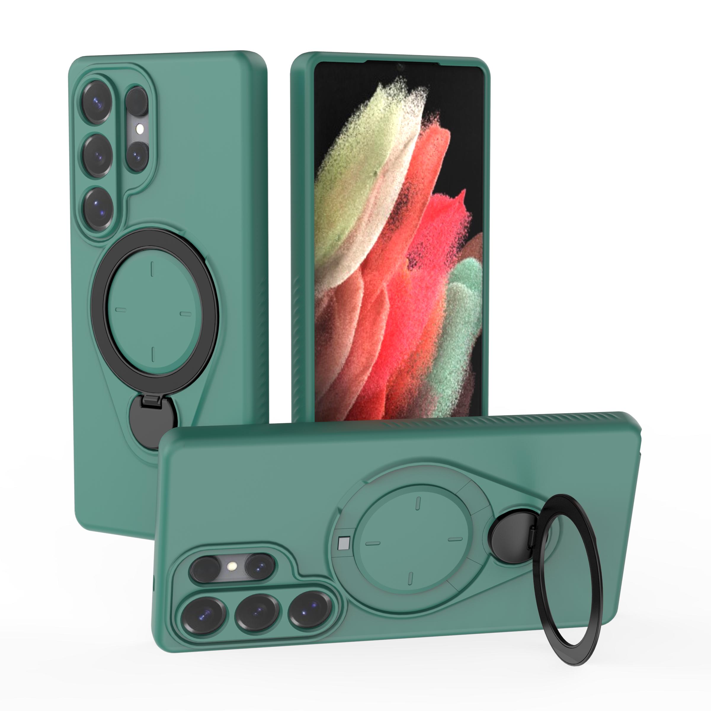 

Magetic Stand For Magsafe Case For Samsung Galaxy S26 S25 S24 S23 Plus Ultra Wireless Charging Protective Military Cover Galaxy S24 Ultra