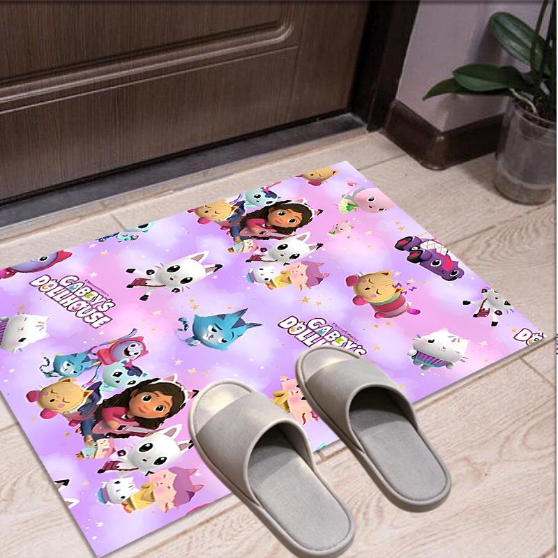 Gabby's Dollhouse Pattern Rug, Indoor/Outdoor Mat, for Picnic, Gameroom, Bedroom, Office, Living Room, Home Decor Carpet, Birthday Gift