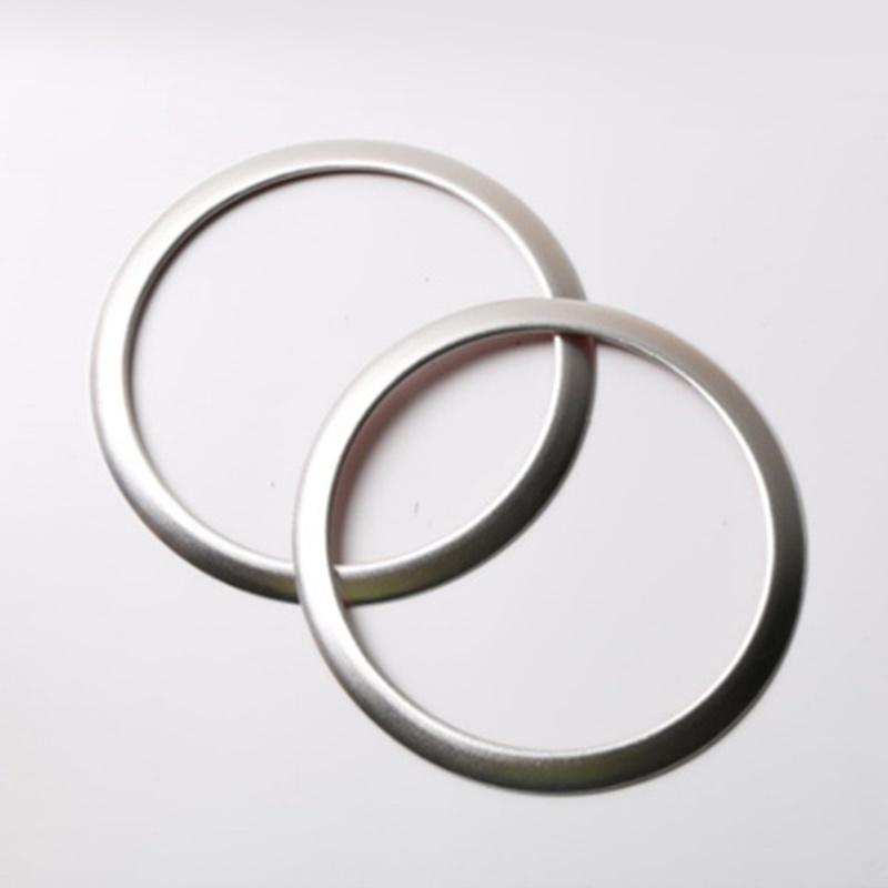 

Кольцо динамика двери автомобиля, звуковые украшения, отделка динамика, автомобильные аксессуары для E90 3 серии 320 325 2005-2012, Стайлинг автомобиля серебряный