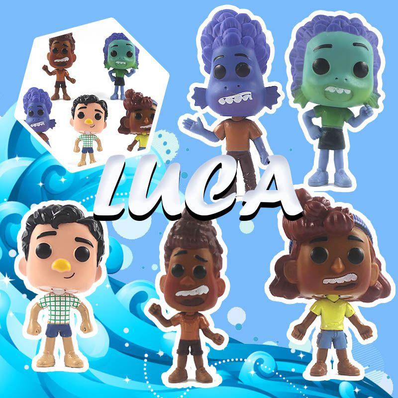 Colorful Pixar Luca Figures Set Perfect For Cake Toppers And Collectors