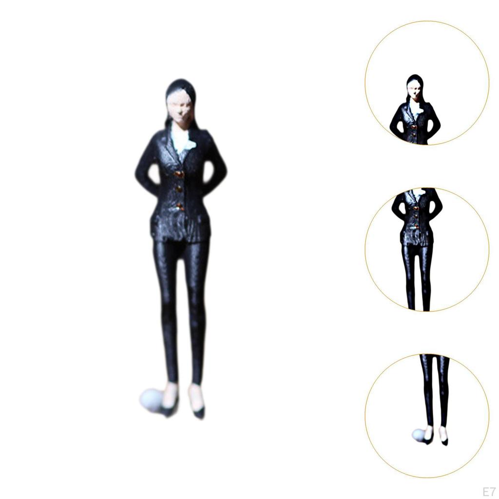 1/64 Scale Miniature Figure Diorama Accessory Women Model for Decoration