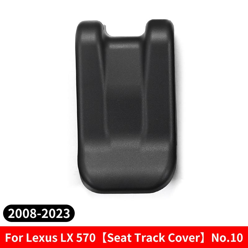For Lexus LX570 450d Seat Track Protective Cover Interior upgraded Accessories Seat Guide Rail Front and Rear Covers 2008-