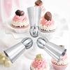 3Pcs  Flower Icing Piping Nozzles Tips Pastry Cake Diy Baking Tool