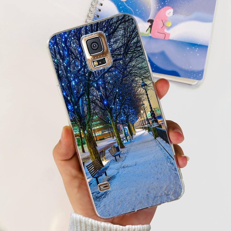 For Samsung Galaxy S5 Case G900F G900I G900M G900A G900T Cute Painted Cover Soft TPU Phone Case For Samsung S5 S 5 GalaxyS5 Bags