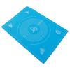 Household Silicone Non-Stick Baking Mat with Scales Rolling Dough Pad Kitchen Baking Tools(Pink 45x65cm)