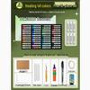 Dan Ke Lin Third Gen Super Soft 36-Color Oil Pastel Set - Advanced Gray White Oil-Based Crayons