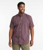 LL Bean Kennebunk Sport Traditional Short US Size Light 1000223091 Men's Wrinkle-Free Shirt, Fit, Sleeve, Check, Fit, Regular, L, Gold, Yellow,