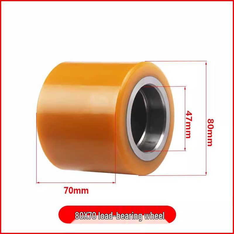 Medium-Duty Electric Forklift Wheel Bearing Reinforcement EP Little King Kong Pallet Truck Front Wheel 80x60 Load-bearing Parts