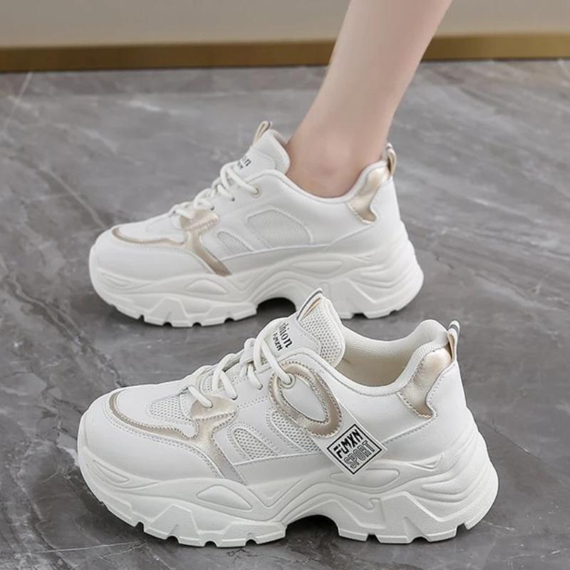 Platform Tennis for Women Sports Running Shoes Fashion Thick Sole Sneakers Female Vulcanized Trainers Athletic Shoe Footwear
