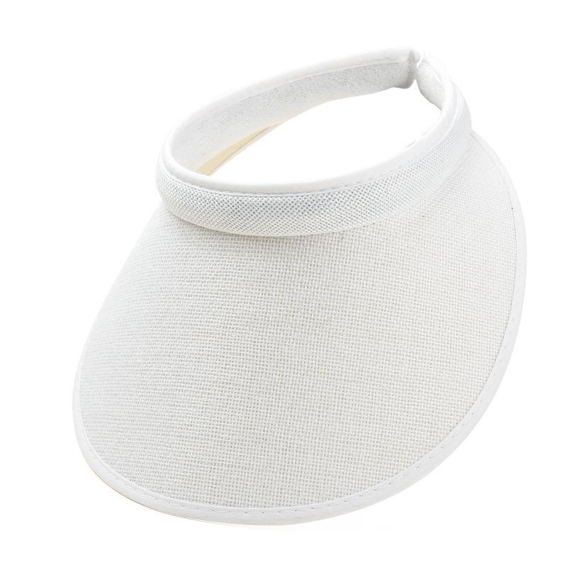 Fashion Versatile Simple Men's Empty Top Hat Women's Outdoor Sunscreen Large Brimmed Sun Cap Outdoor Hiking And Running Hats