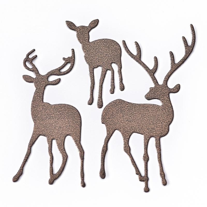 Christmas Deer Stencil Metal Cutting Dies Cut Practice Hands-on DIY Scrapbooking Album Craft