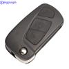Jingyuqin Replacement 3Buttons Remote Car Key Shell Cover For Ford KA 3 Button Remote Flip Key Case