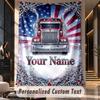 Camion (41) Arazzo Personalizzato con Tema Testo Nome Personalizzato Appeso a Parete Arazzo Decorazione per la Casa Tessuto di Sfondo