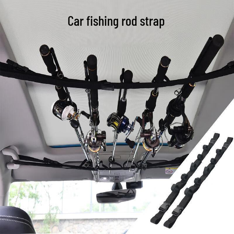 Adjustable Car Fishing Rod Strap & Storage Rack