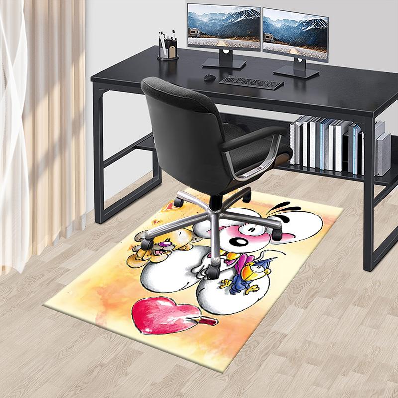 1pc Love Friendship Carpet for Playroom Bedroom Living Room Sofa Home Decor,kids Game Area Rug Non-slip Floor Mat Y72342