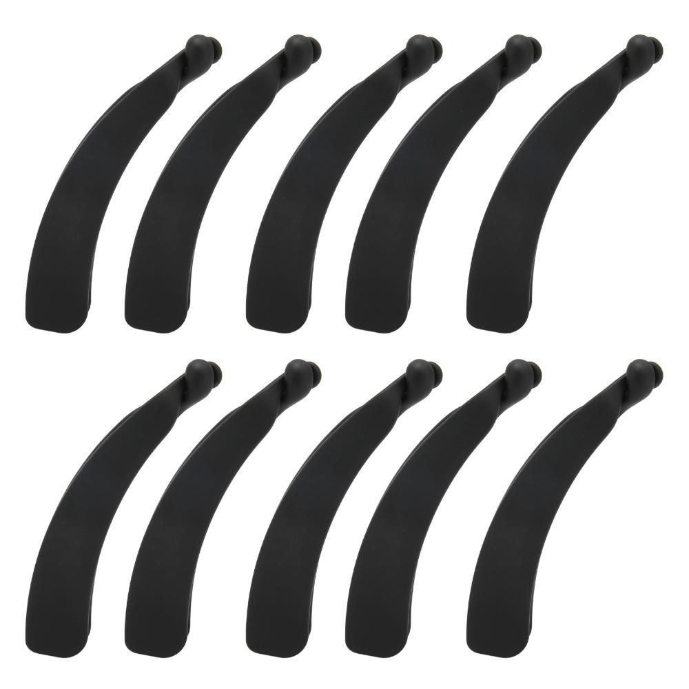10PCS Sweet Banana Hair Clip Elegant Flexible Banana Clip Ponytail Holder  For Women